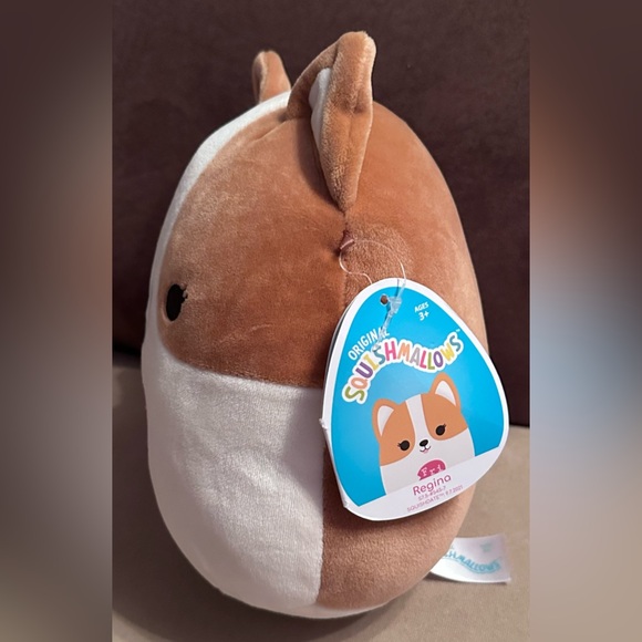 Kellytoy Regina the Corgi Dog Squishmallow Bestie Squad Plush Stuffed Toy 8” - Picture 6 of 15